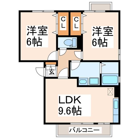 ドミール平成Ⅱの物件間取画像